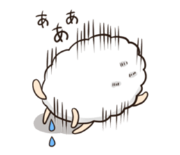 Mofuri of sheep sticker #3386825
