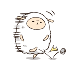 Mofuri of sheep sticker #3386828