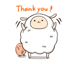 Mofuri of sheep sticker #3386829