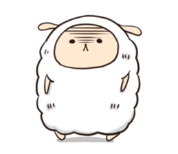 Mofuri of sheep sticker #3386832