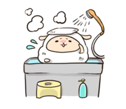 Mofuri of sheep sticker #3386833