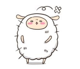 Mofuri of sheep sticker #3386834