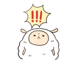 Mofuri of sheep sticker #3386836