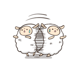 Mofuri of sheep sticker #3386839