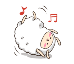 Mofuri of sheep sticker #3386841