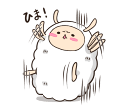 Mofuri of sheep sticker #3386844