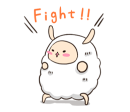 Mofuri of sheep sticker #3386845