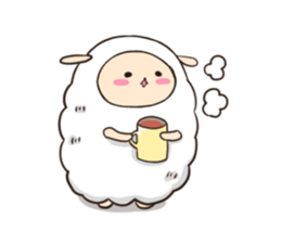 Mofuri of sheep sticker #3386846