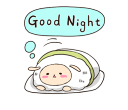 Mofuri of sheep sticker #3386847
