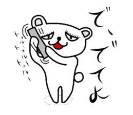 Polar Bear"Tetsukoyan" sticker #3386986