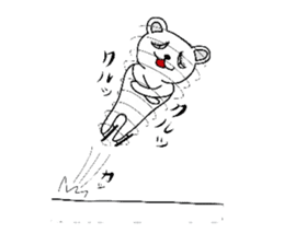 Polar Bear"Tetsukoyan" sticker #3387009