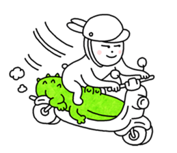 dorodoro ver.2 / stamp cartoon 01 - Ankh sticker #3387098