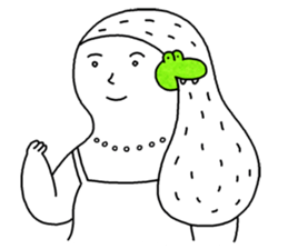 dorodoro ver.2 / stamp cartoon 01 - Ankh sticker #3387108