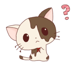 Chico of the chocolate cat sticker #3387338