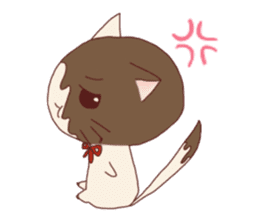 Chico of the chocolate cat sticker #3387352