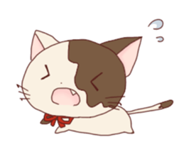 Chico of the chocolate cat sticker #3387356