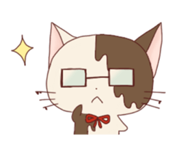 Chico of the chocolate cat sticker #3387358