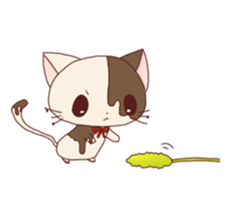 Chico of the chocolate cat sticker #3387363