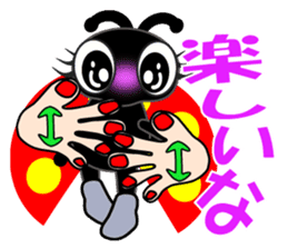 sign language of a new ladybug ver.2 by yumiy sticker #3387935