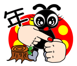 sign language of a new ladybug ver.2 sticker #3387964