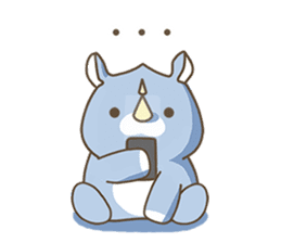 RHINO wants your attention. sticker #3388018