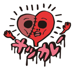 broken heart chan sticker #3388134