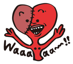 broken heart chan sticker #3388135