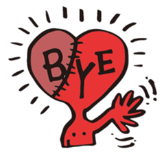 broken heart chan sticker #3388146