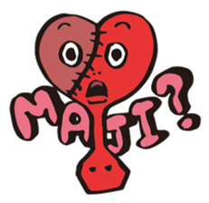 broken heart chan sticker #3388148