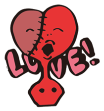 broken heart chan sticker #3388150