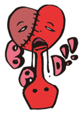broken heart chan sticker #3388152