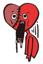broken heart chan sticker #3388153