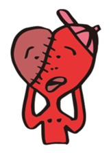 broken heart chan sticker #3388163