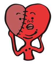 broken heart chan sticker #3388167
