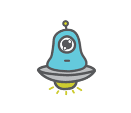 SAPPHIE The Little Alien sticker #3388362