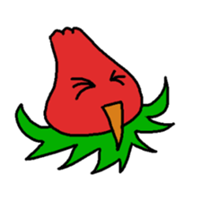 loose character of strawberry sticker #3388494