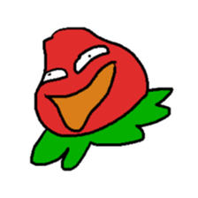 loose character of strawberry sticker #3388495