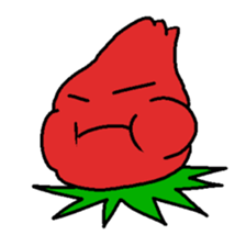 loose character of strawberry sticker #3388498