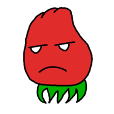 loose character of strawberry sticker #3388499