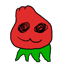 loose character of strawberry sticker #3388506