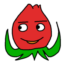 loose character of strawberry sticker #3388508