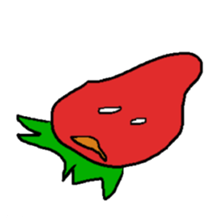loose character of strawberry sticker #3388513