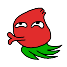 loose character of strawberry sticker #3388519