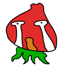 loose character of strawberry sticker #3388522