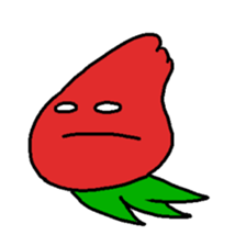 loose character of strawberry sticker #3388523