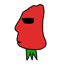 loose character of strawberry sticker #3388525