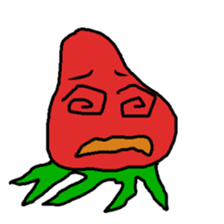 loose character of strawberry sticker #3388529
