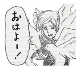 Graffiti of the notebook sticker #3389090