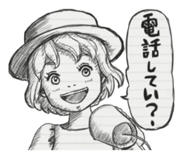 Graffiti of the notebook sticker #3389106