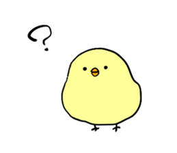 A cute chick sticker #3389770